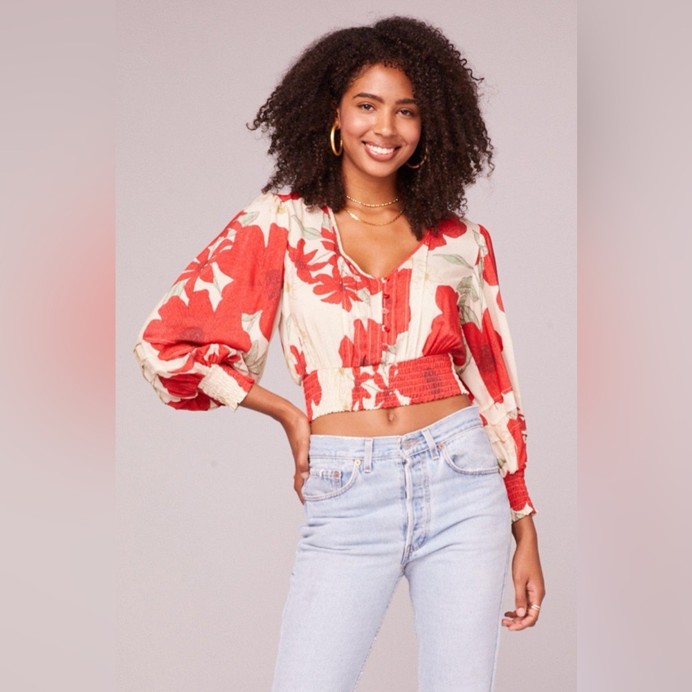 B.O.G Collective Vivienne Top in
Poppy - XS
